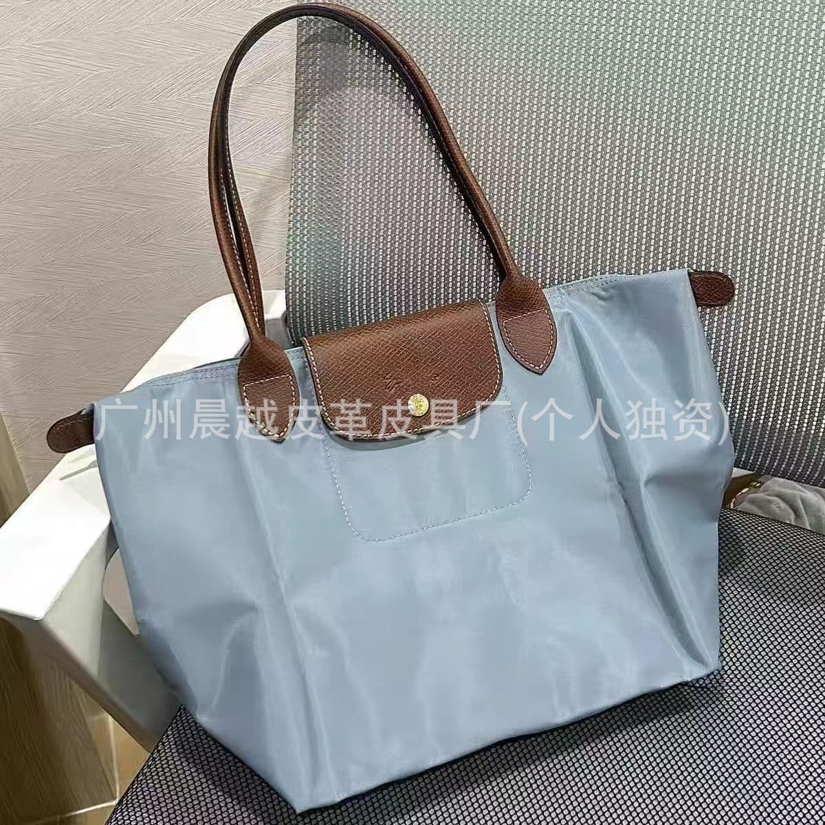 Longxiang classic nylon dumpling bag large capacity tote bag shoulder crossbody bag foldable fashion commuter bag for women 2
