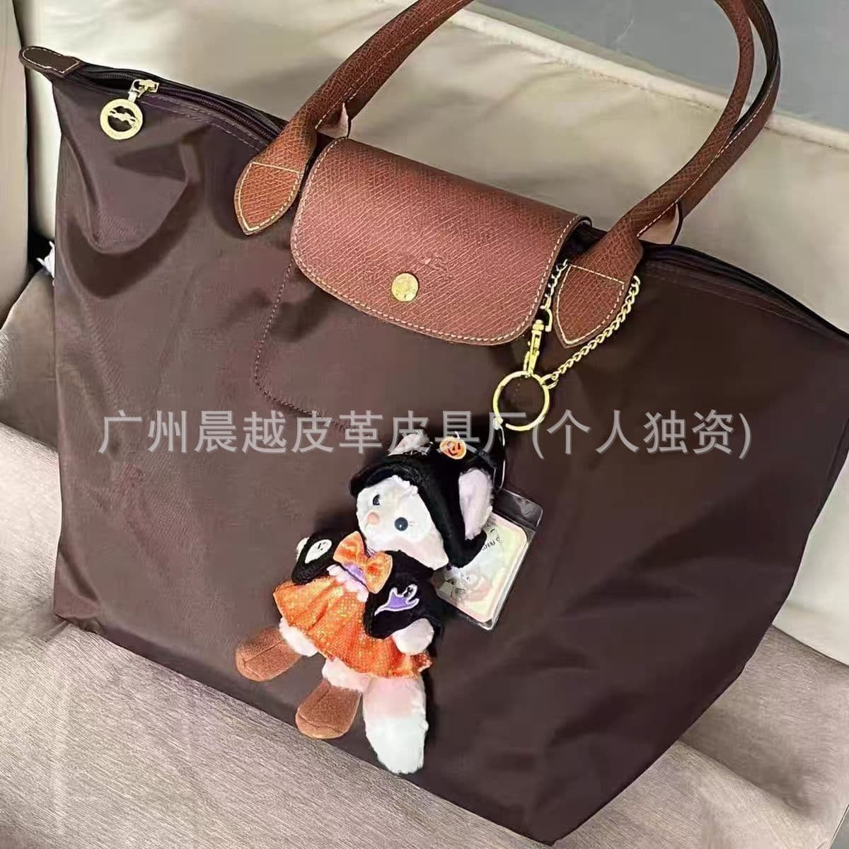 Longxiang classic nylon dumpling bag large capacity tote bag shoulder crossbody bag foldable fashion commuter bag for women 4