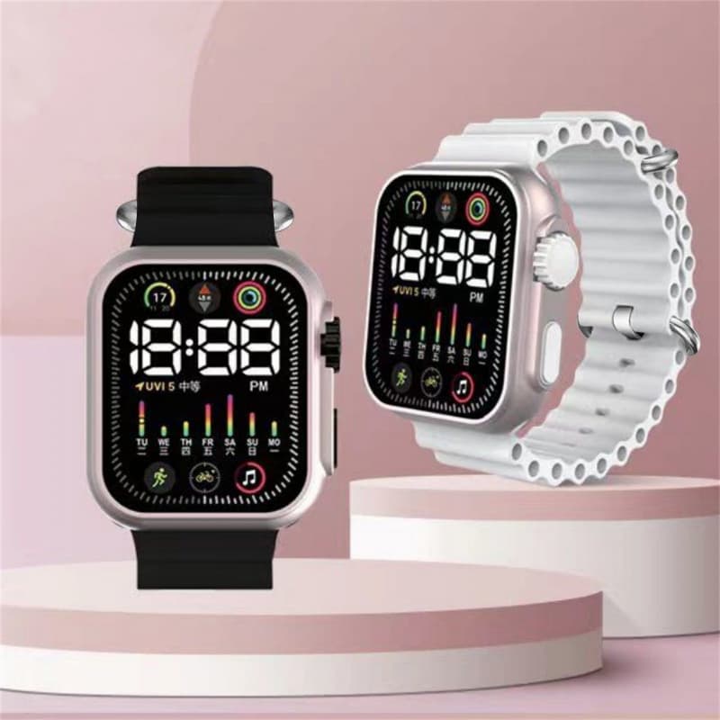 New LED electronic watch O7 Ocean with Internet celebrity fashion digital sports model student LED electronic watch 2