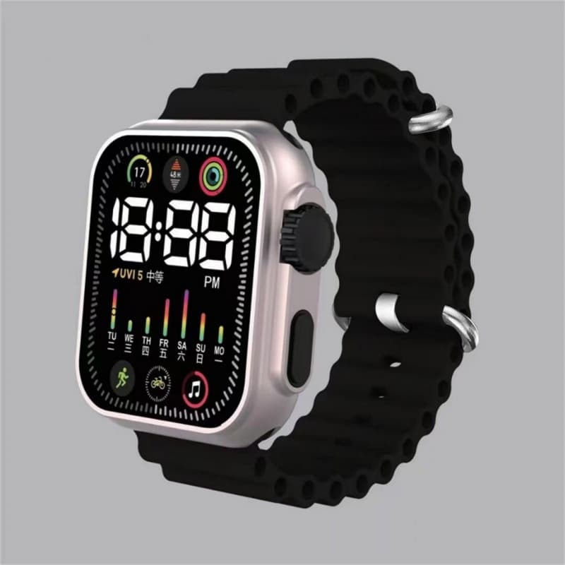 New LED electronic watch O7 Ocean with Internet celebrity fashion digital sports model student LED electronic watch 4