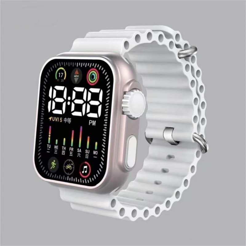 New LED electronic watch O7 Ocean with Internet celebrity fashion digital sports model student LED electronic watch 5