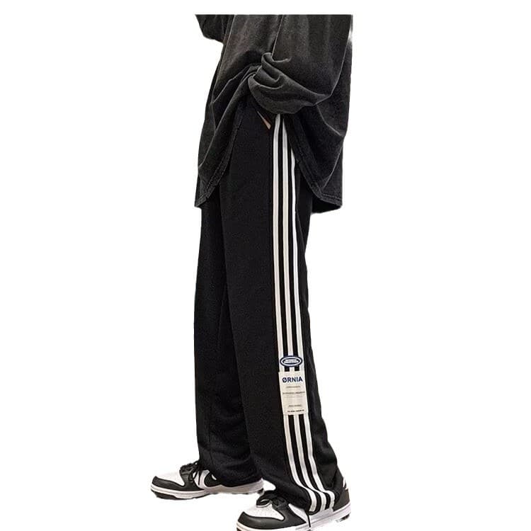 American high street trousers for men in autumn and winter new trendy brand sports pants for teenagers loose straight casual trousers 6