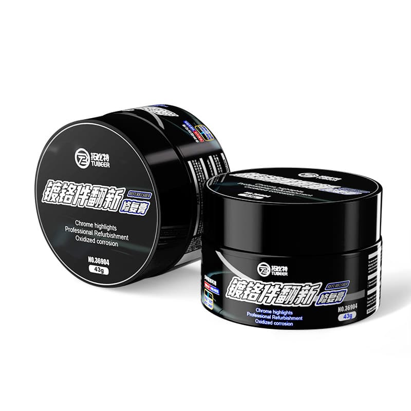 Car door and window chrome strip repair metal polishing paste bright strip renovation paste chrome-plated parts repair and renovation cleaning agent 6