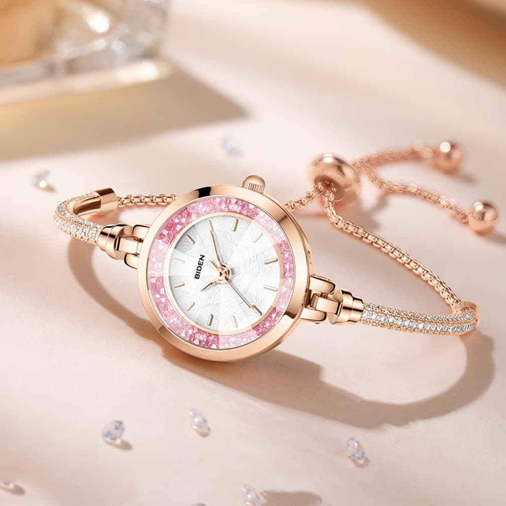 Elegant ladies diamond watch Watch customization cross-border waterproof quartz watch fashion foreign trade 3