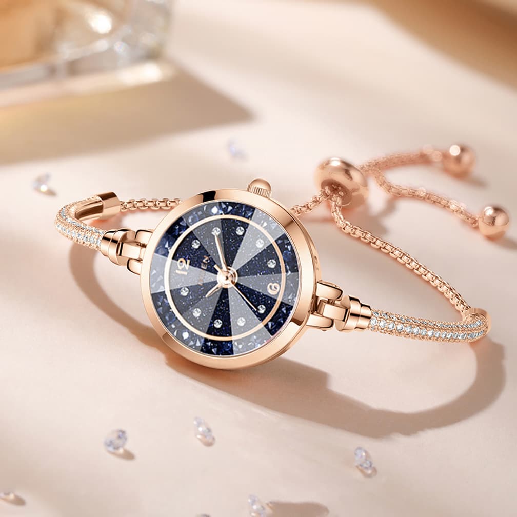Elegant ladies diamond watch Watch customization cross-border waterproof quartz watch fashion foreign trade 7