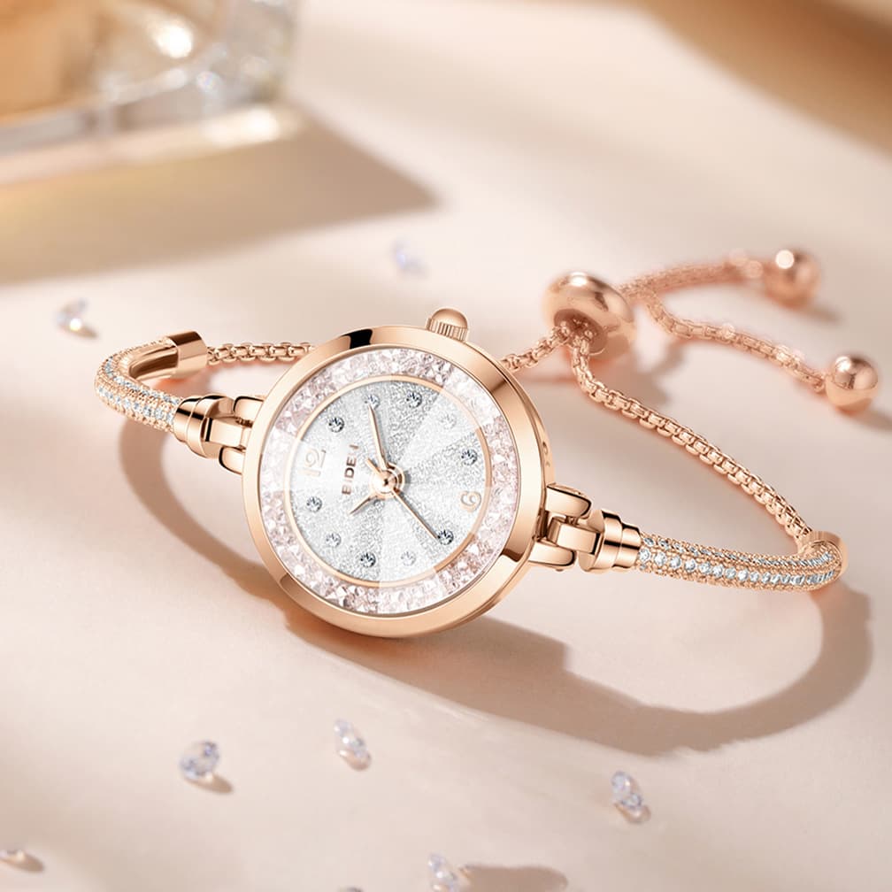 Elegant ladies diamond watch Watch customization cross-border waterproof quartz watch fashion foreign trade 8