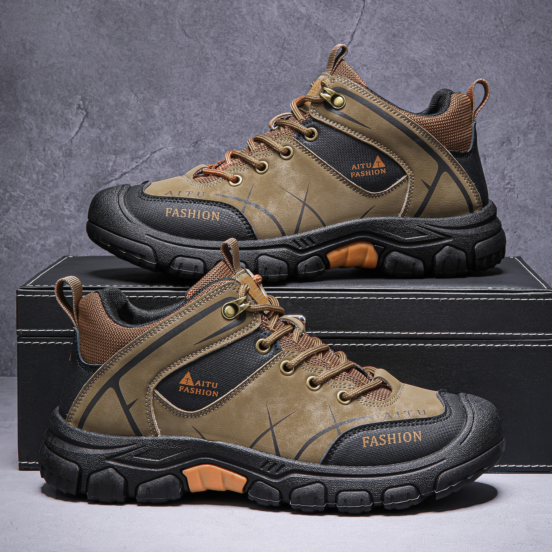 2024 foreign trade hot style autumn new sports and leisure running men's shoes large size drop shipping sneakers dad shoes 2