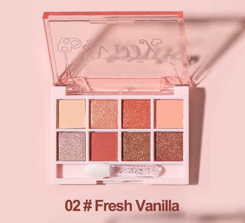 Export only - cross-border] New eight-color eyeshadow palette, micro-glitter makeup, matte earth-color multi-purpose eyeshadow palette 7
