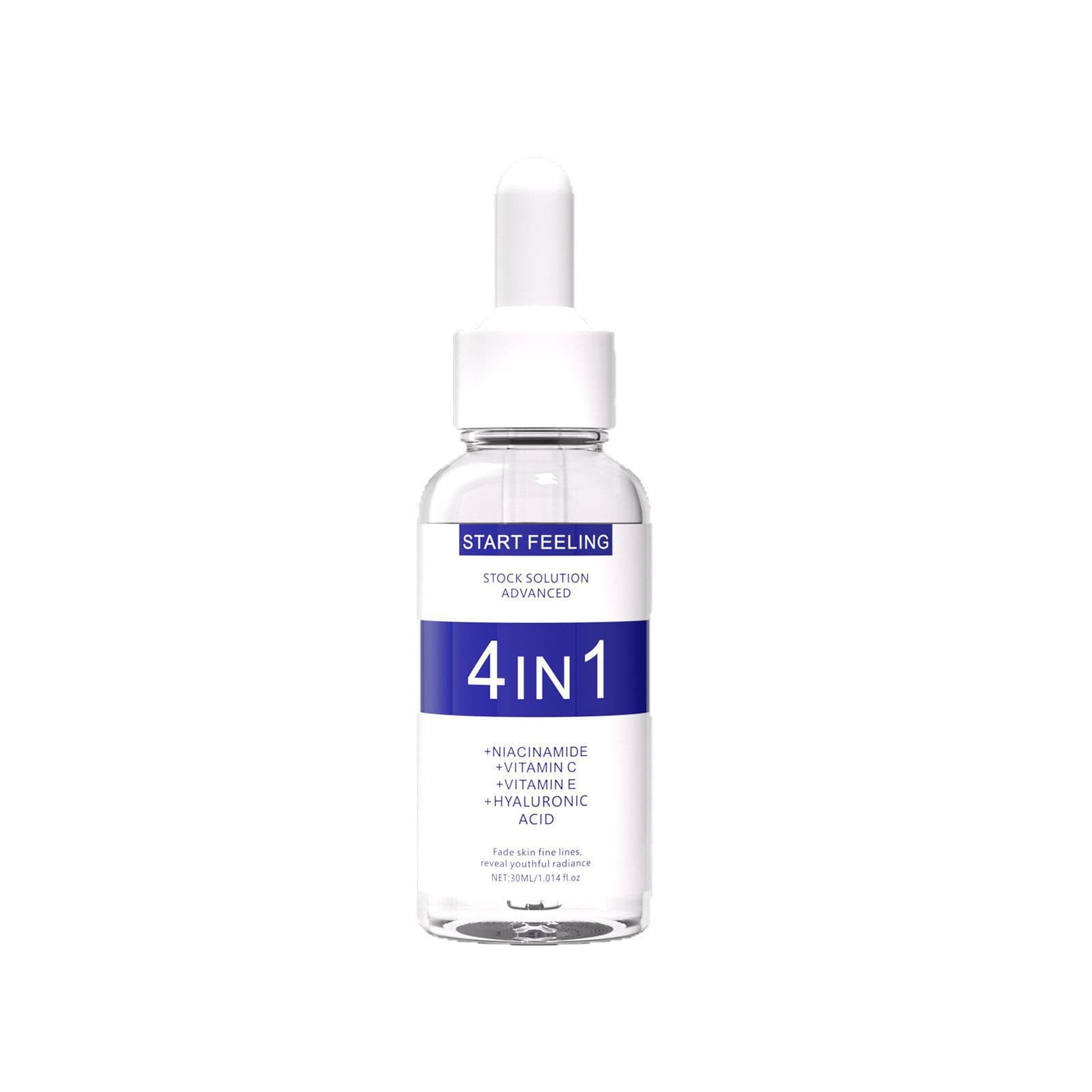 Cross-border 4in1 facial essence original solution niacinamide vitamin C vitamin E hyaluronic acid four-in-one antioxidant 6