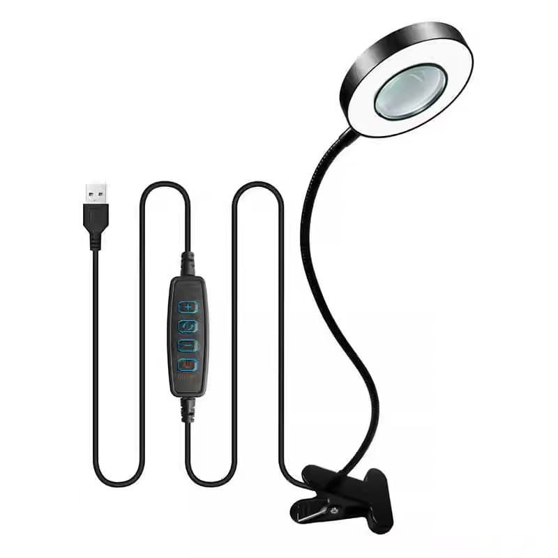 Cross-border special supply of LED fill light clip table lamp USB student desk universal hose table lamp high current and high brightness 8