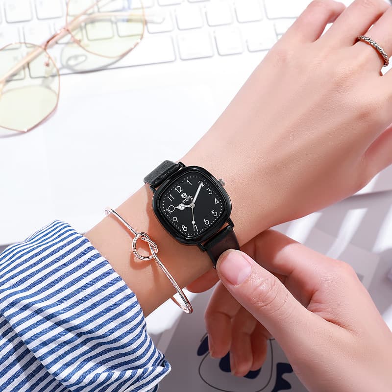 Milk tea color watch, ins style, good-looking, female model for exams for middle and high school students, forest style, small fresh niche design 10