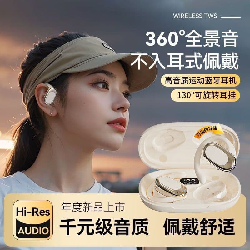 GT526Y Sound of Berlin over-ear OWS non-in-ear noise reduction Bluetooth wireless Bluetooth headset can be rotated 130° 5
