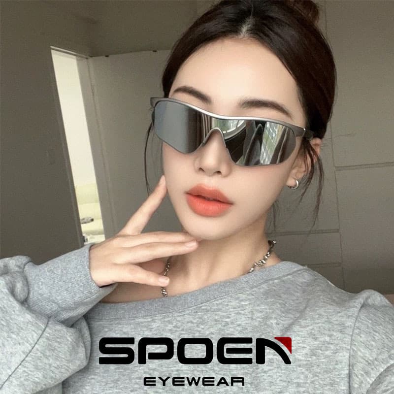 2025 Cross-border New Outdoor Sports Sunglasses Cycling Mountaineering Windproof Glasses Anti-UV Sunglasses for Men 2