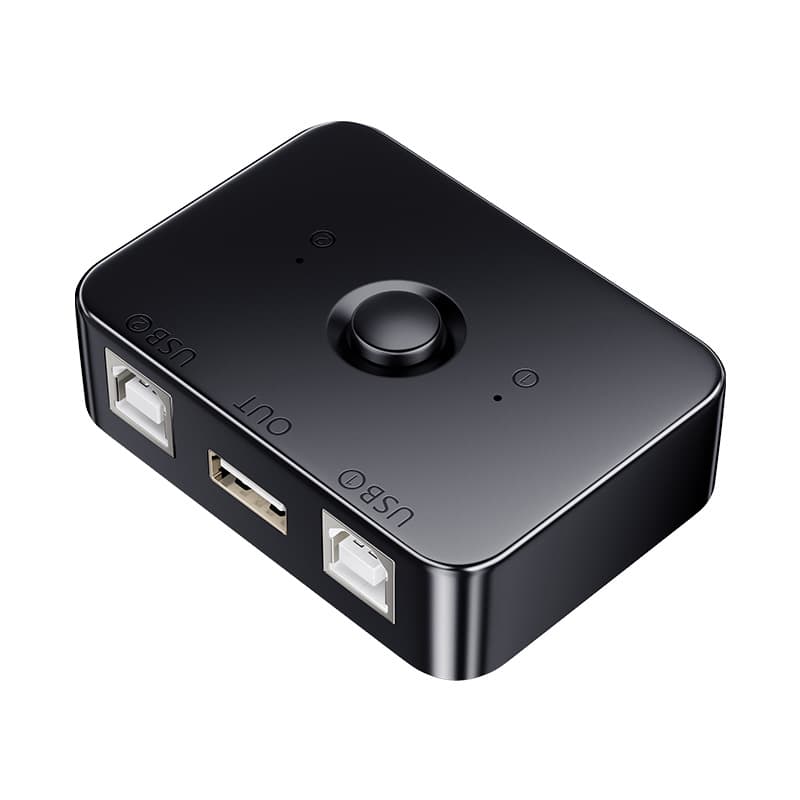 USB print sharing device 2-port printer sharing device 2 computers share one printer automatic printing switch 7