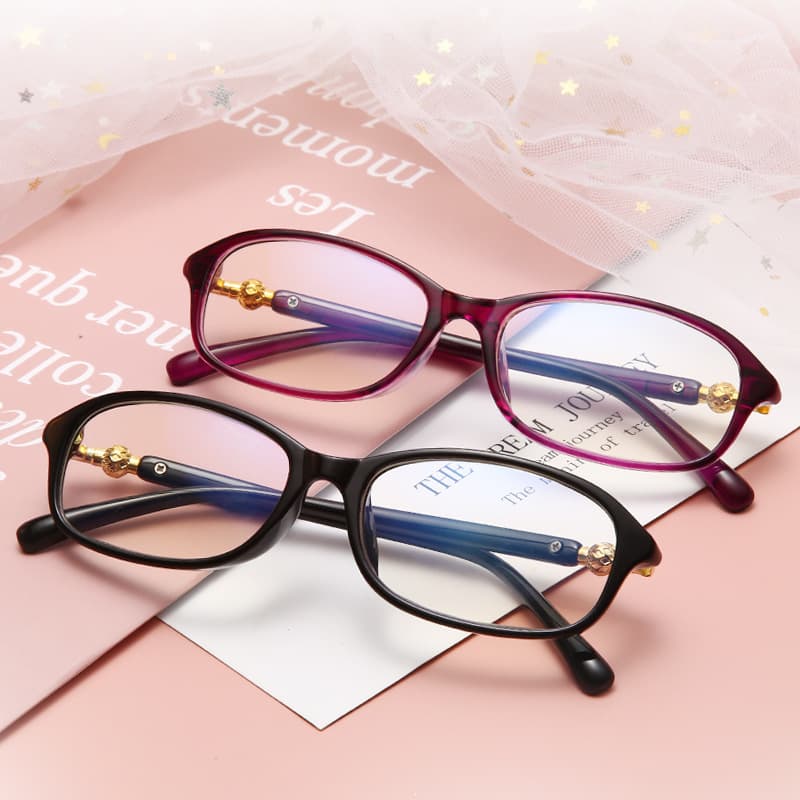 Anti-blue light reading glasses, eye protection reading glasses, middle-aged and elderly high-definition far-sighted glasses, ultra-light portable clear glasses 4