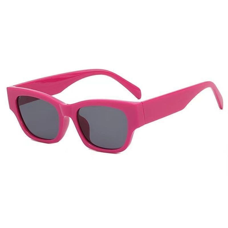 Dopamine pink love sunglasses for women, Korean version of Millennium style Y2K hot girl glasses jelly gummy sunglasses 4