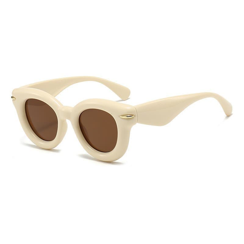 Dopamine pink love sunglasses for women, Korean version of Millennium style Y2K hot girl glasses jelly gummy sunglasses 7