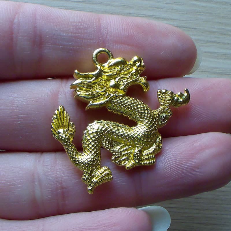 Retro Style Year of the Dragon National Style Souvenir New Year Keychain Pendant Fashionable Zodiac Year of the Dragon Keychain 5