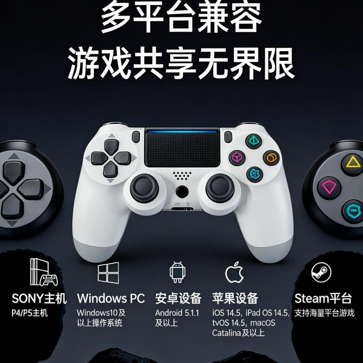 Cross-border spot Ps4 wireless Bluetooth game controller Ps4 game controller controller Ps4 wireless game controller 4