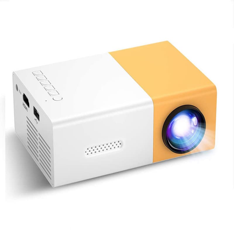 YG300 projector micro mini household led portable small high-definition home theater projector 4