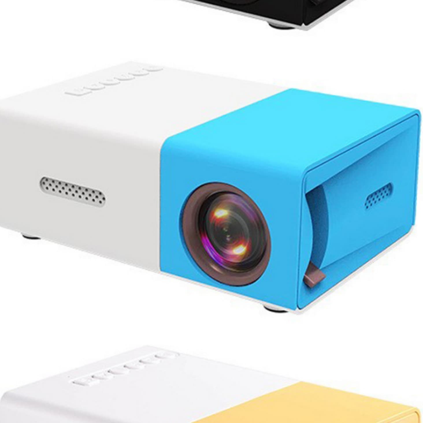 YG300 projector micro mini household led portable small high-definition home theater projector 9