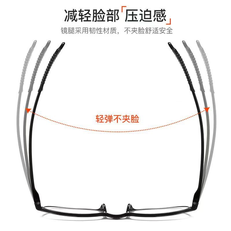 Wholesale and retail genuine TR high-end anti-slip reading glasses for middle-aged and elderly people, high-definition eye protection, anti-blue light, ultra-light for men and women 5
