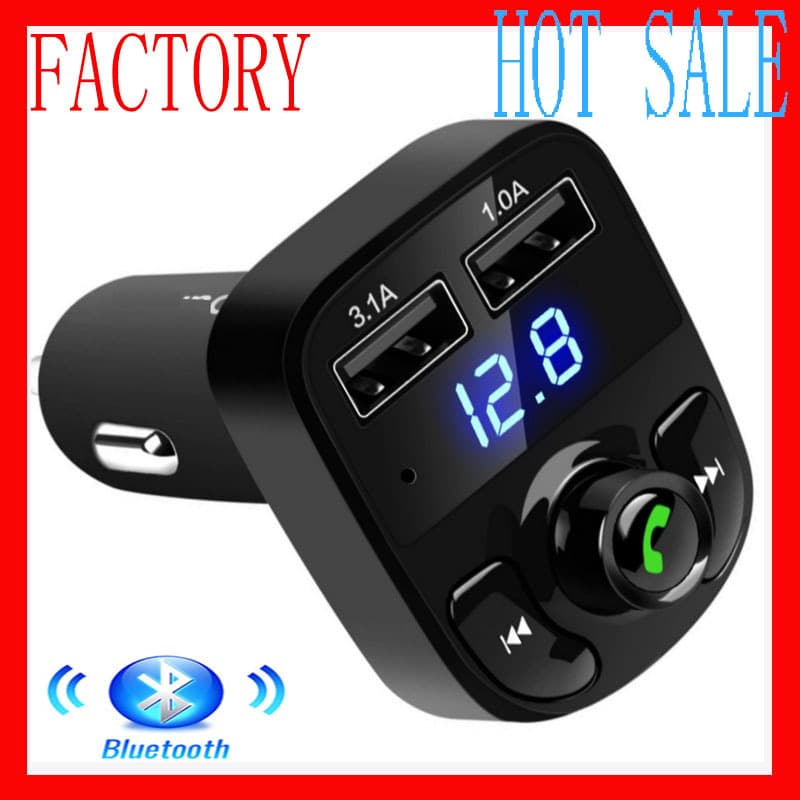Car mp3 player x8 car mobile phone charger USB cigarette lighter car charger car bluetooth fm transmitter 3