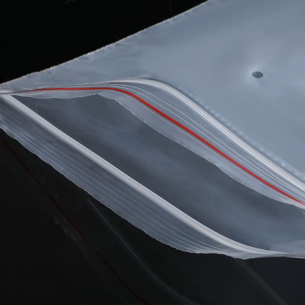 Manufacturer wholesale PE ziplock bag transparent sealed jewelry accessories packaging bag thickened travel portable storage bag 4