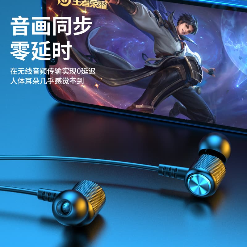 [Key customer link] Bluetooth wireless headset hanging neck sports in-ear neck hanging ultra-long standby manufacturer wholesale 5