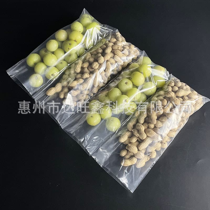 Factory PE printed lattice plastic bags with rows of electronic accessories divided into grids and high-pressure heat-sealed pockets and packaging bags wholesale 3