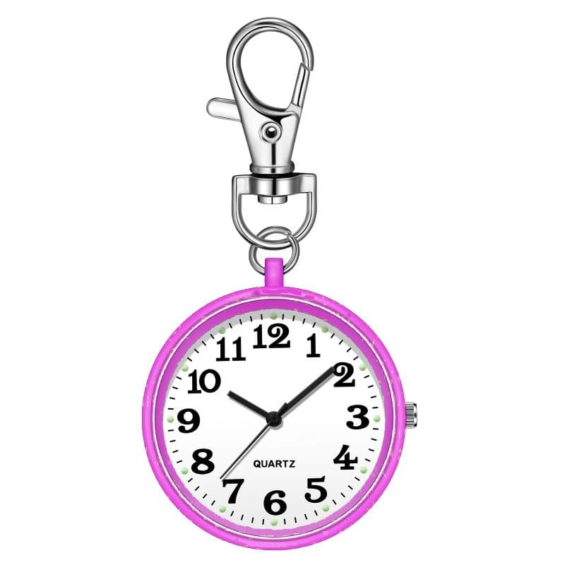 New exam-specific pocket watch with clear large numerals, elderly student keychain hanging watch, fashionable and versatile nurse watch 9