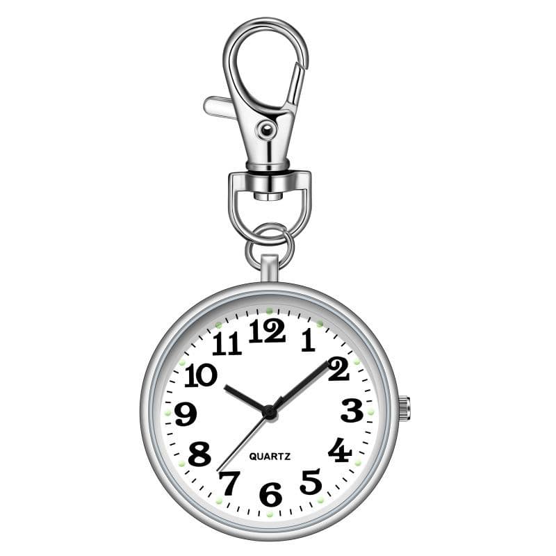 New exam-specific pocket watch with clear large numerals, elderly student keychain hanging watch, fashionable and versatile nurse watch 10