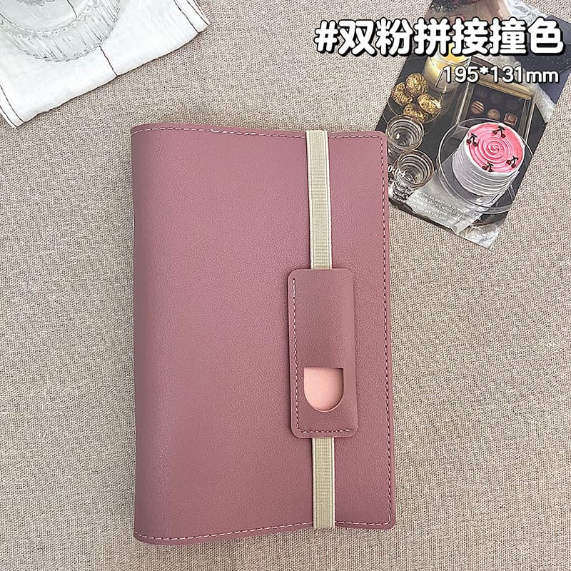 Customized simple creative waterproof pocket notepad A6 multi-functional notebook diary leather-covered notebook 7