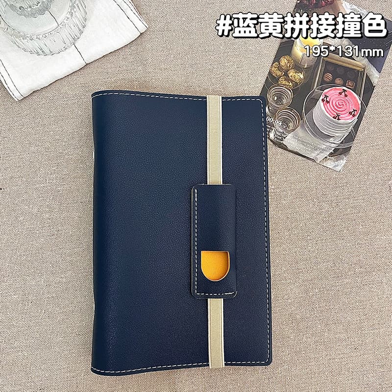 Customized simple creative waterproof pocket notepad A6 multi-functional notebook diary leather-covered notebook 8