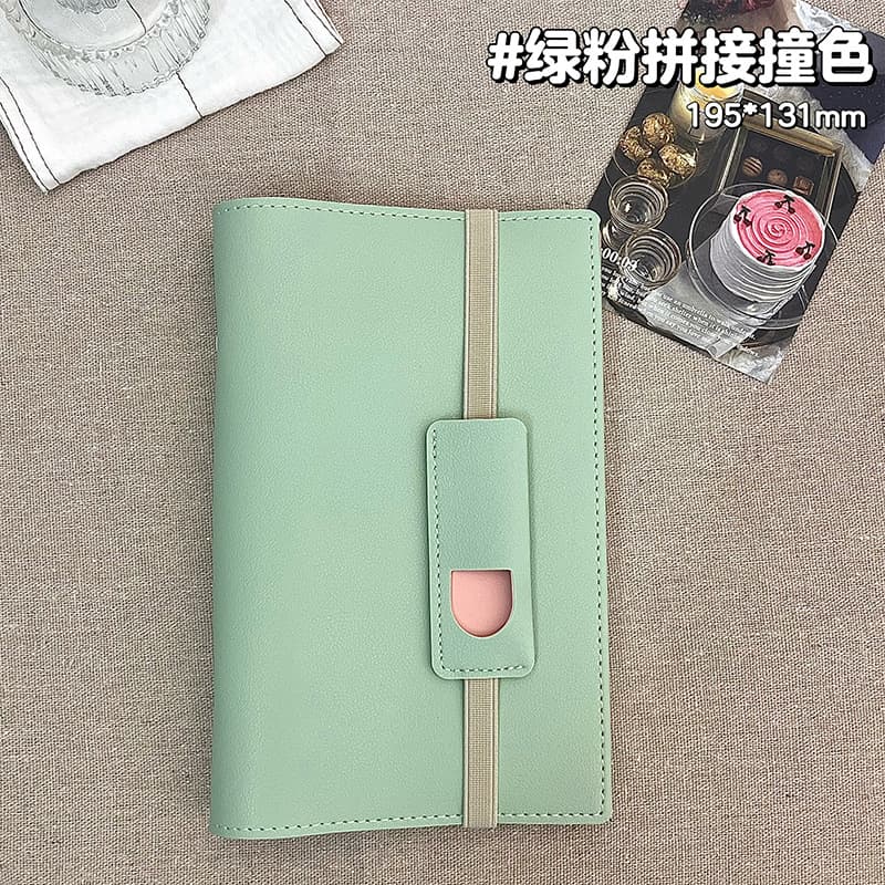 Customized simple creative waterproof pocket notepad A6 multi-functional notebook diary leather-covered notebook 9