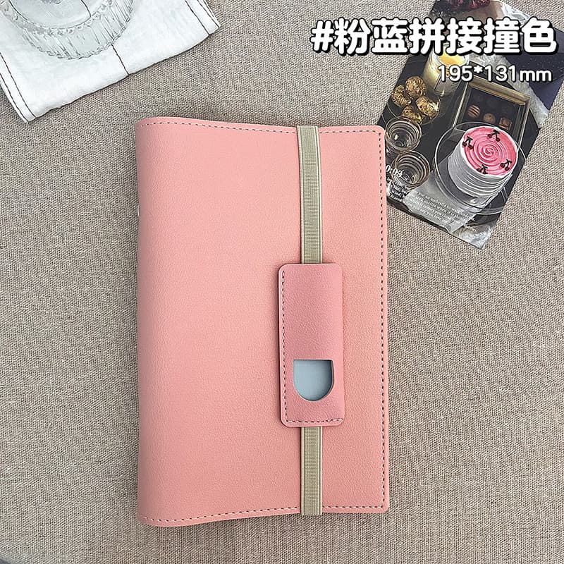 Customized simple creative waterproof pocket notepad A6 multi-functional notebook diary leather-covered notebook 10