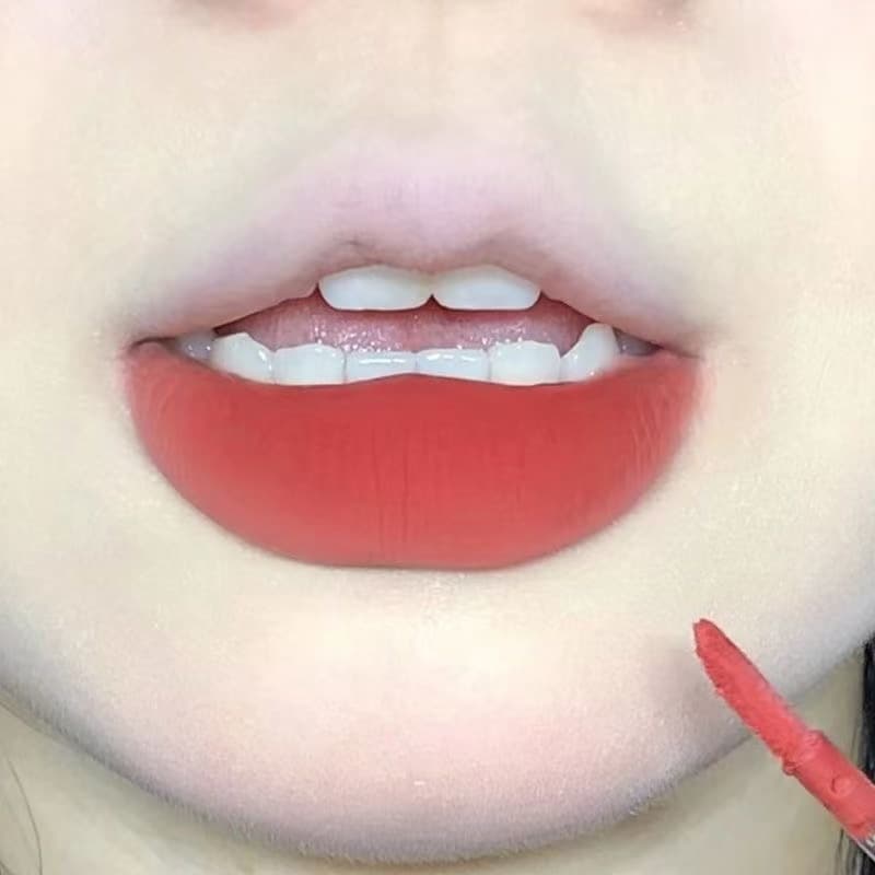 Gentle nude lip glaze! Cream matte matte lip mud, whitening and non-fading student velvet lipstick at affordable price 8