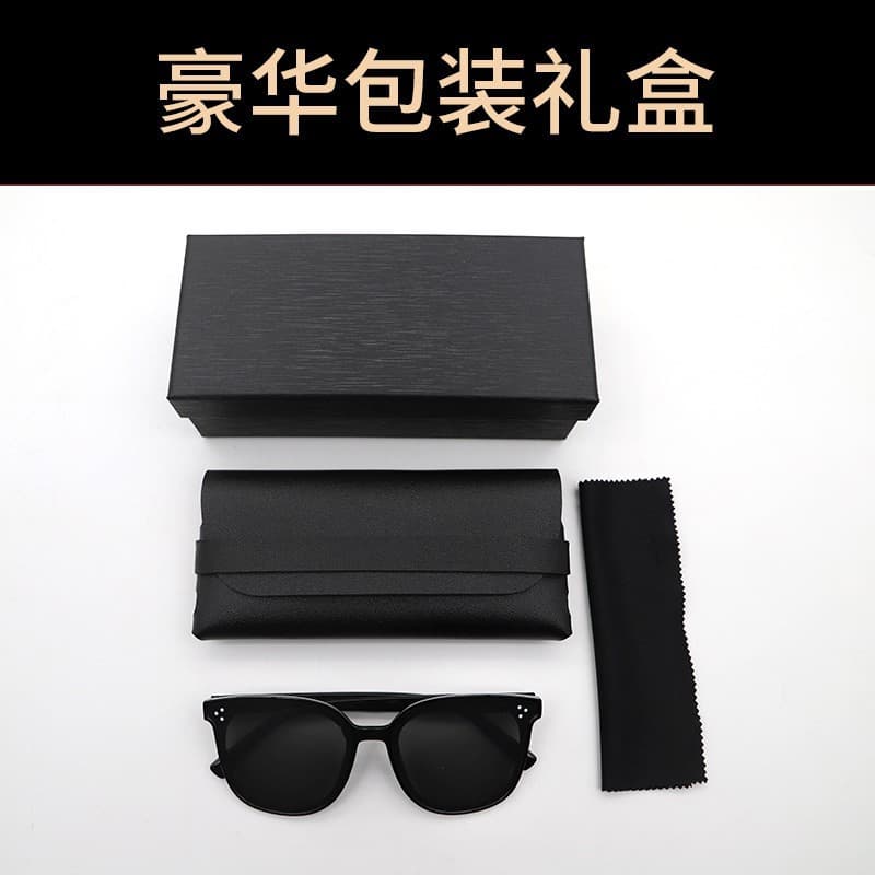 Sun protection sunglasses, large frame, same style sunglasses for men and women, fashionable and trendy, anti-UV manufacturer wholesale sunglasses 9