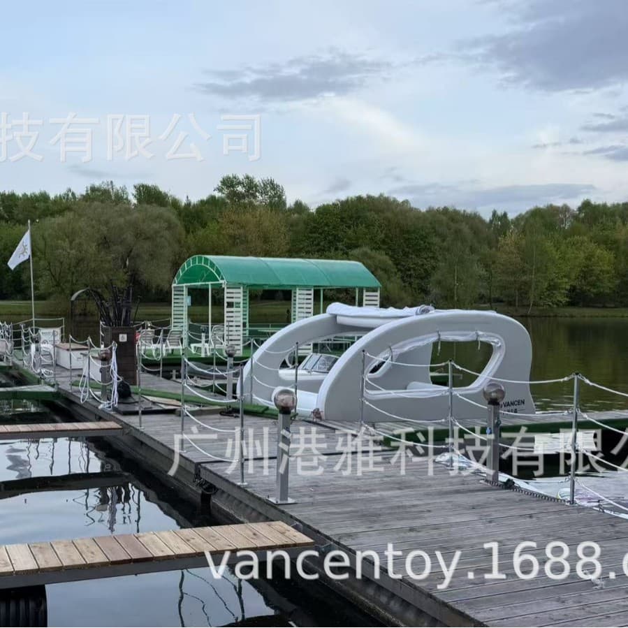 Scenic inflatable yacht portable water inflatable boat solar scenic boat electric light boat sea vacation boat 4