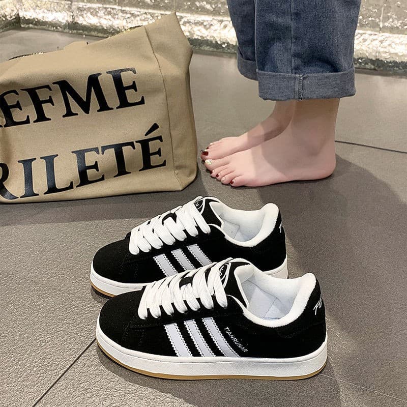 2025 New Pitaya Girl Pink Bread Shoes Student Shoes Casual Versatile Sneakers Breathable Trendy Sports Shoes 4
