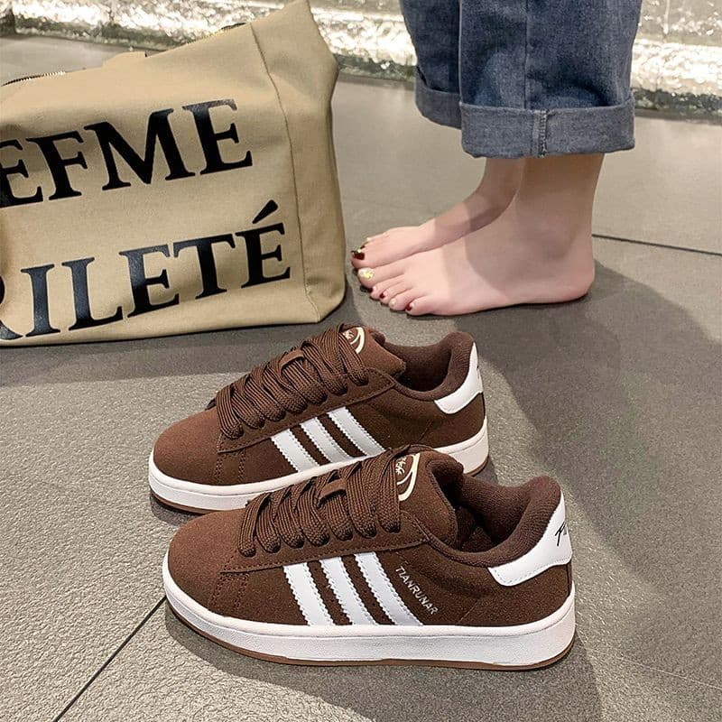 2025 New Pitaya Girl Pink Bread Shoes Student Shoes Casual Versatile Sneakers Breathable Trendy Sports Shoes 5