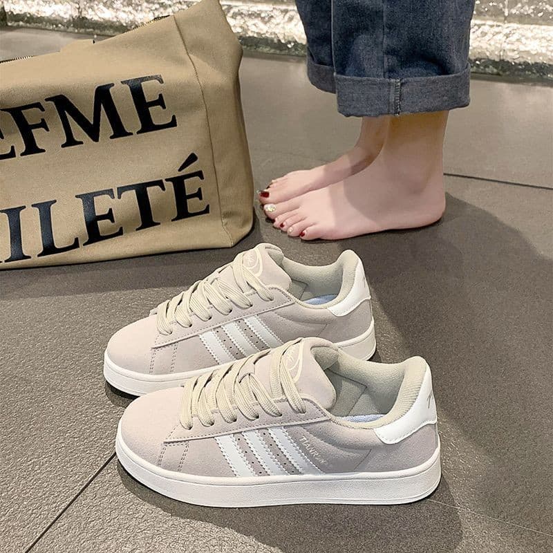 2025 New Pitaya Girl Pink Bread Shoes Student Shoes Casual Versatile Sneakers Breathable Trendy Sports Shoes 8