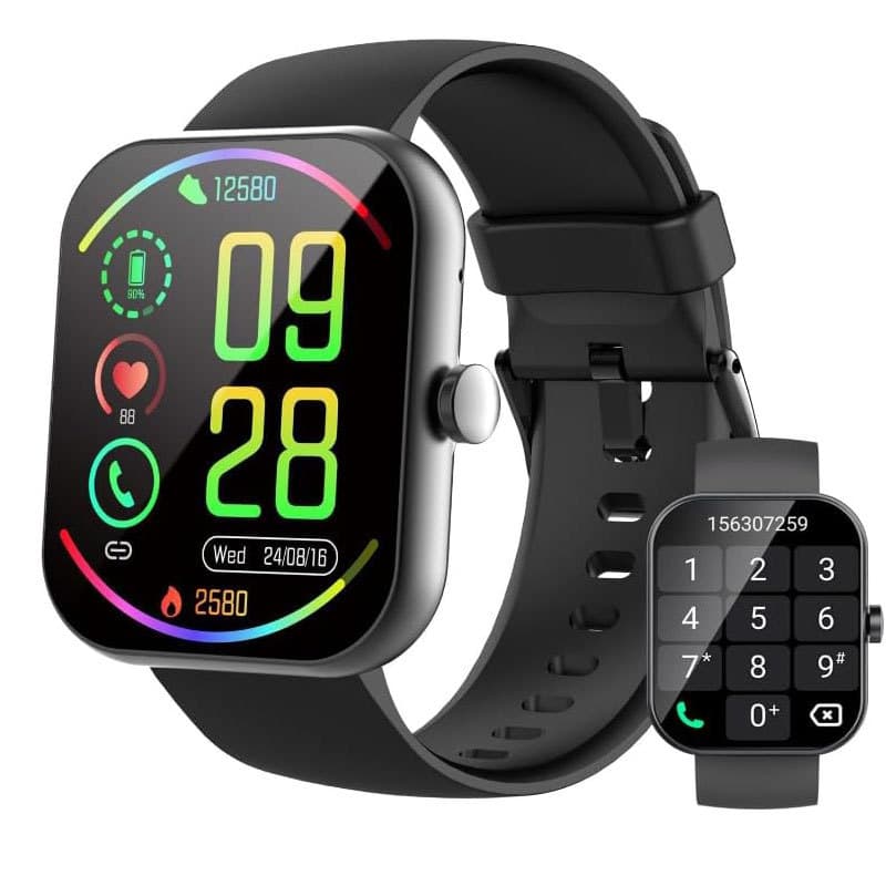 Amazon Exclusive Men's Smartwatch 1.91-inch IP68 Waterproof 110+ Sports Mode Fitness Tracker