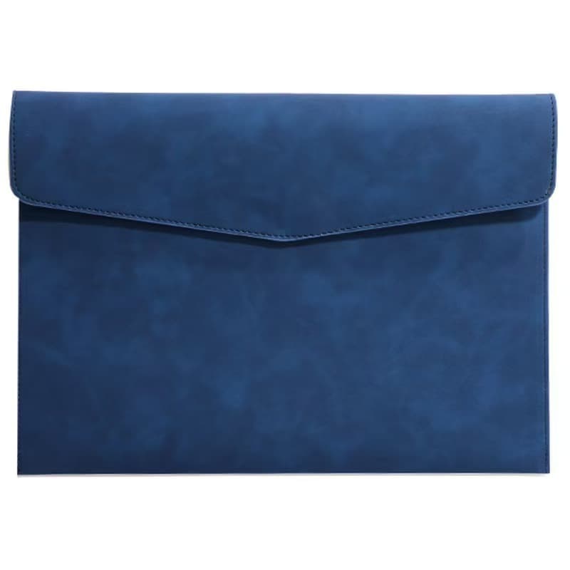a4 leather file storage bag briefcase simple retro single layer thickened waterproof large capacity business meeting bag 9