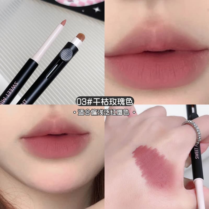 SWEETMINT artist lip liner double-ended lip brush lip pencil all-in-one outlines three-dimensional full lips lip liner 9