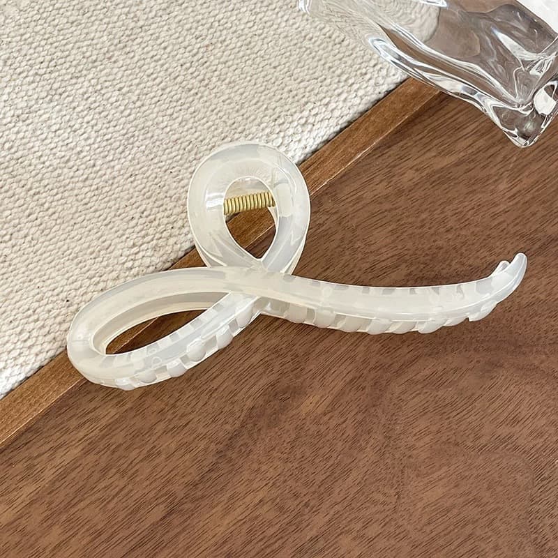 Simple and high-end versatile jelly clip women's back hair clip shark clip new temperament hair clip headwear 7