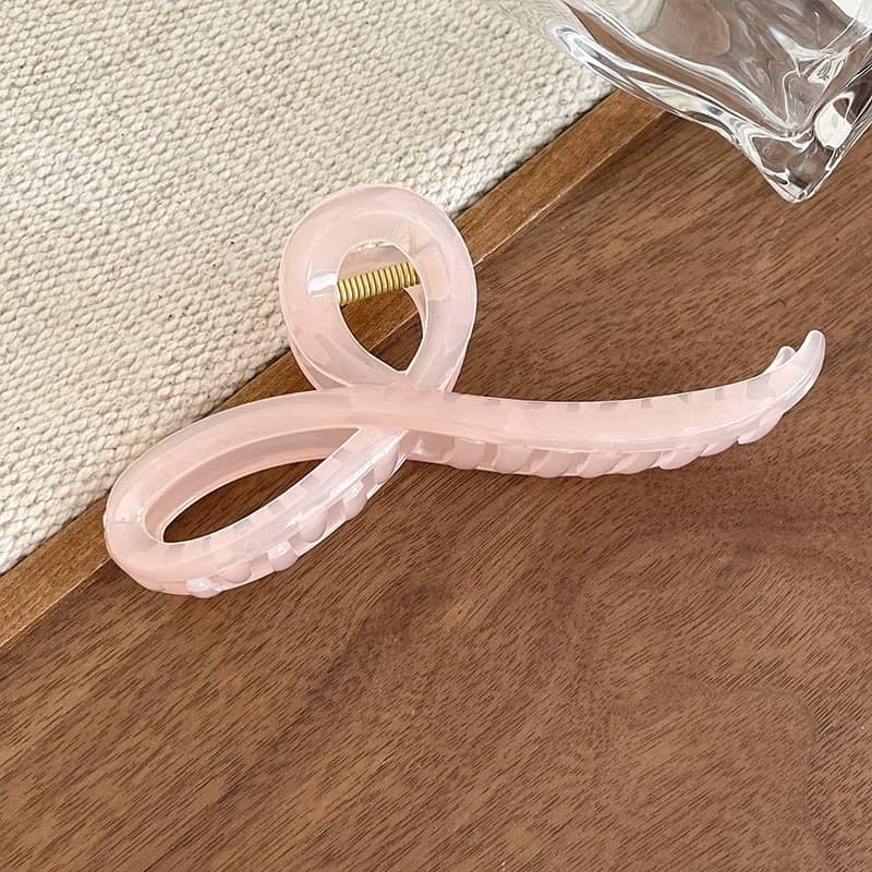 Simple and high-end versatile jelly clip women's back hair clip shark clip new temperament hair clip headwear 8