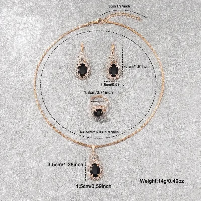 Ladies Watch 5 Piece Set Luxury Rhinestone Ladies Fashion Elegant Watch Quartz Watch Girls Watch Bracelet Gift 5