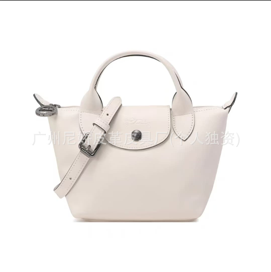 French Longchamp high-quality cowhide mini dumpling bag shoulder portable crossbody bag fashionable casual versatile women's bag trend 7