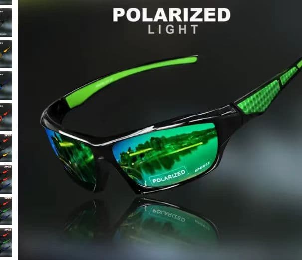 Cross-border men's polarized sunglasses colorful film outdoor night vision driver driving sunglasses cycling sports glasses goggles 7